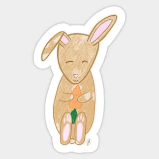 Carrot Nom Sticker